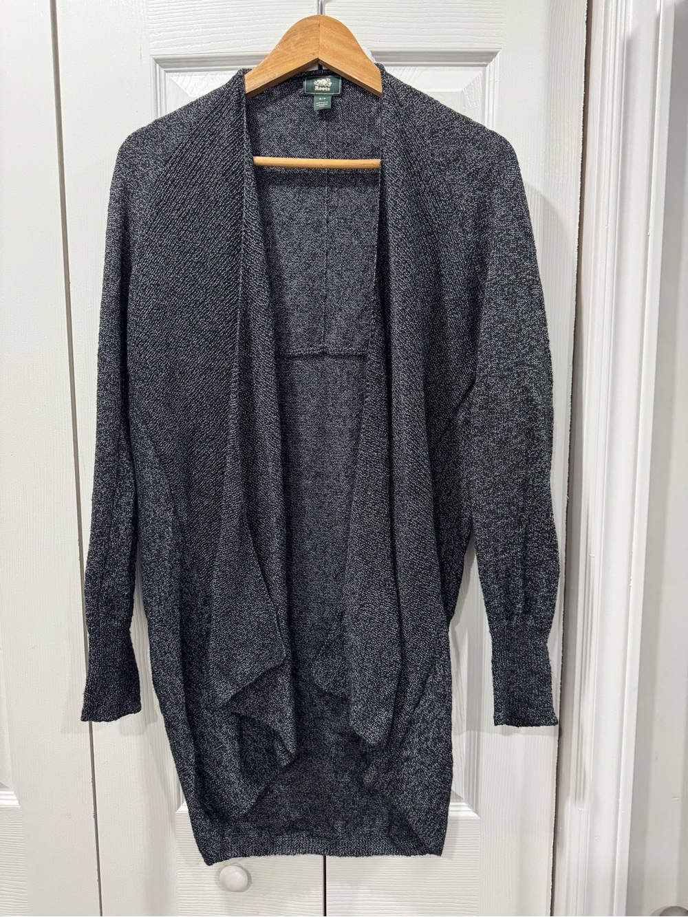 Roots long-sleeve, soft, cardigan. LIKE NEW!